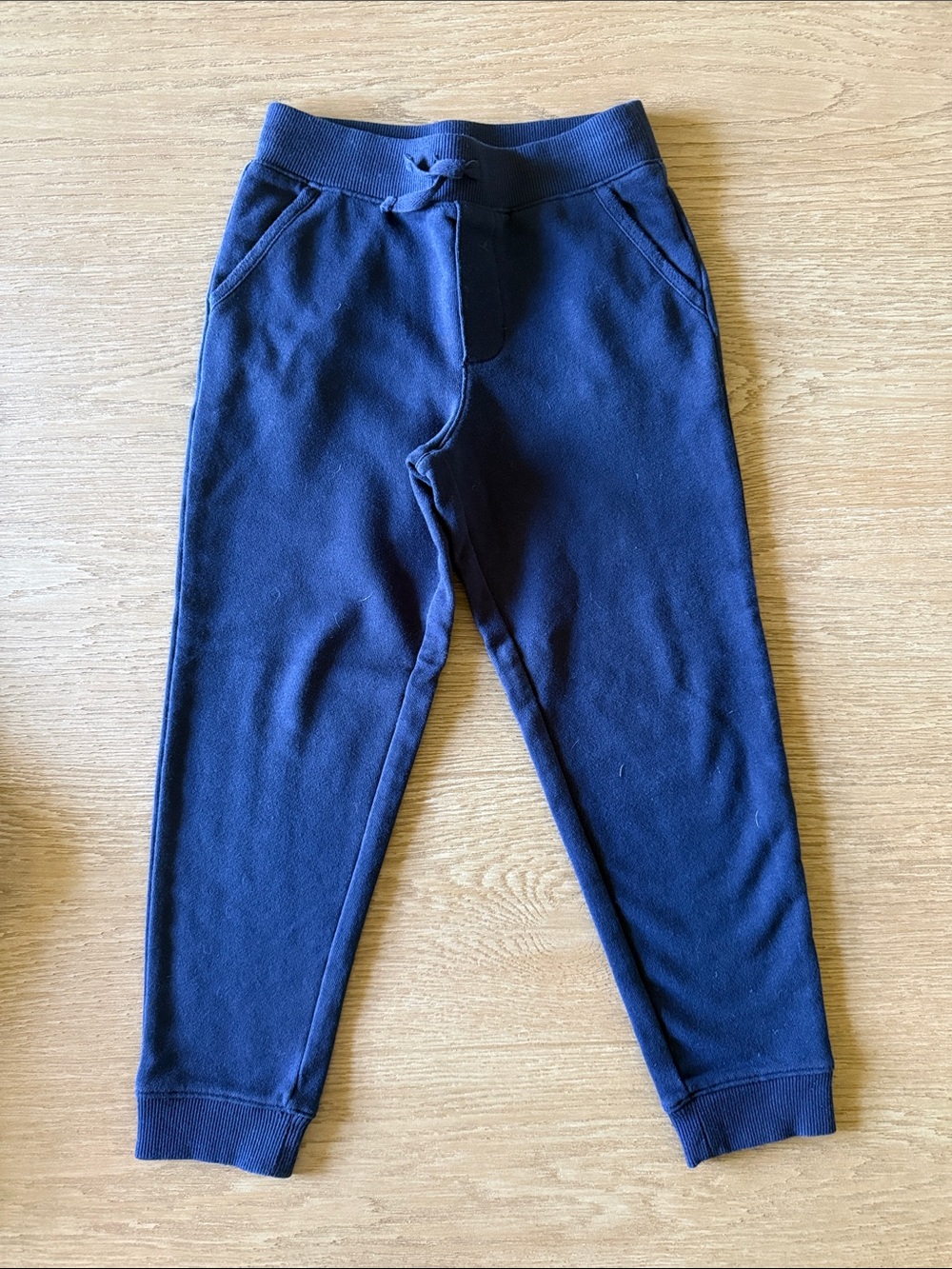 Janie and Jack Boys Sz 6 Navy Blue Kids Jogger Sweatpants EUC